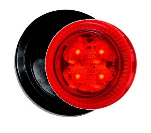 3040ER - FARO 4 LED ROJO - 12/24V